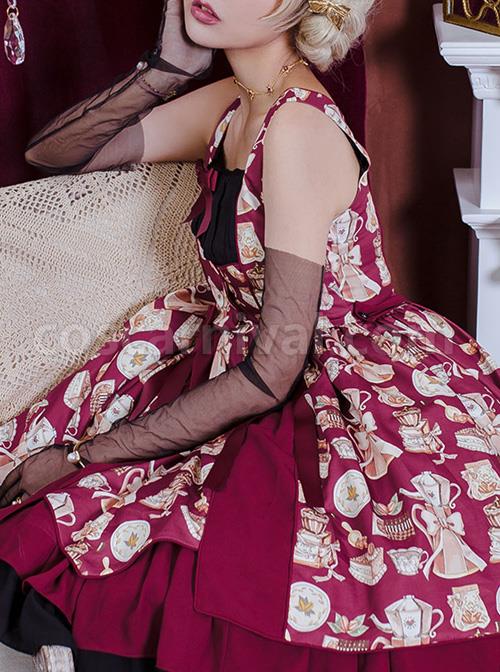 Magic-Tea-Party-Roasted-Coffee-Series-JSK-Classic-Lolita-Sling-Dress-coscarnival-1624