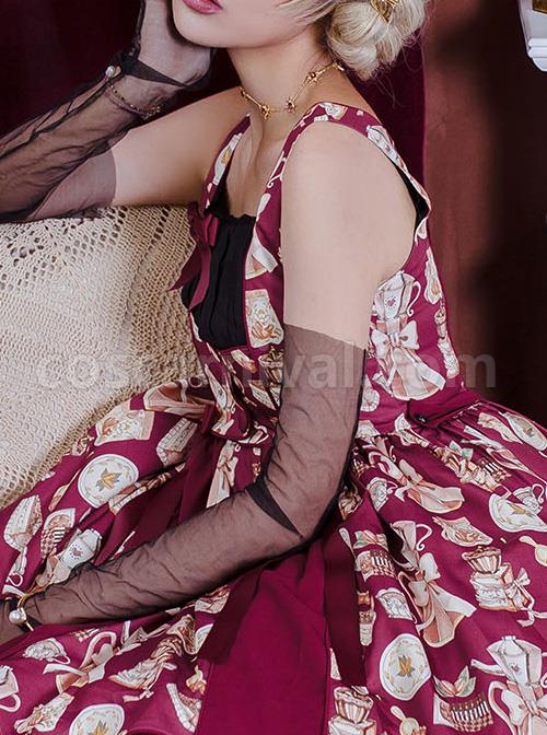 Magic-Tea-Party-Roasted-Coffee-Series-JSK-Classic-Lolita-Sling-Dress-coscarnival-1636