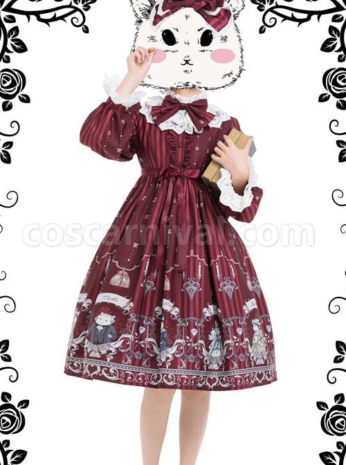 Magic-Tea-Party-Rose-Knight-Series-Classic-Lolita-Long-Sleeve-Dress-coscarnival-395