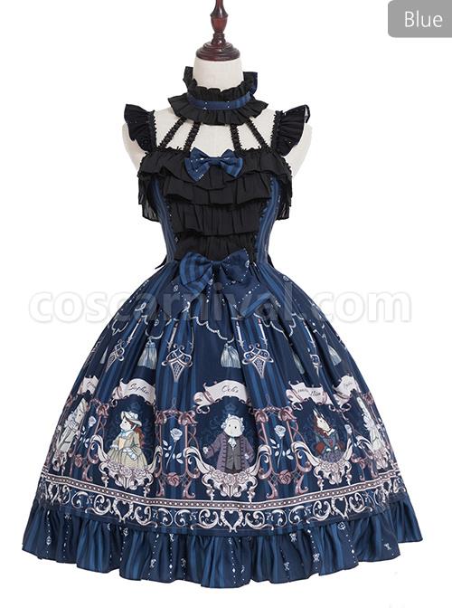 Magic-Tea-Party-Rose-Knight-Series-Classic-Lolita-Sling-Dress-coscarnival-3598