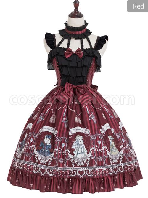 Magic-Tea-Party-Rose-Knight-Series-Classic-Lolita-Sling-Dress-coscarnival-3604