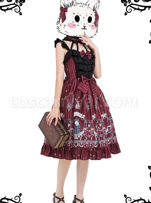 Magic-Tea-Party-Rose-Knight-Series-Classic-Lolita-Sling-Dress-coscarnival-3627