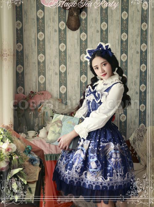 Magic-Tea-Party-Starry-Sky-City-Series-Classic-Lolita-Sling-Dress-coscarnival-5033