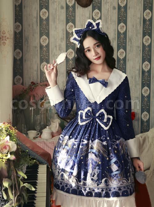 Magic-Tea-Party-Starry-Sky-City-Series-Printing-Long-Sleeve-Classic-Lolita-Dress-coscarnival-2566