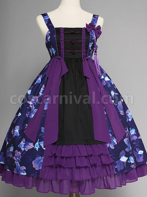 Magic-Tea-Party-Swimming-Fish-Play-Dream-Series-JSK-Chinese-Style-Classic-Lolita-Sling-Dress-coscarnival-1593