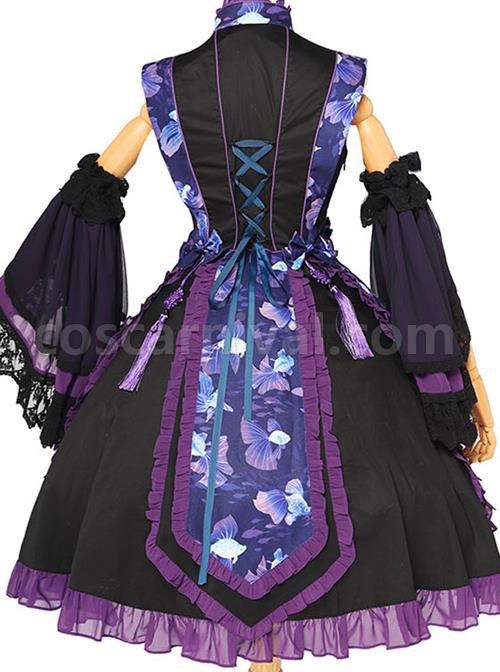 Magic-Tea-Party-Swimming-Fish-Play-Dream-Series-OP-Chinese-Style-Classic-Lolita-Stand-Collar-Dress-coscarnival-784