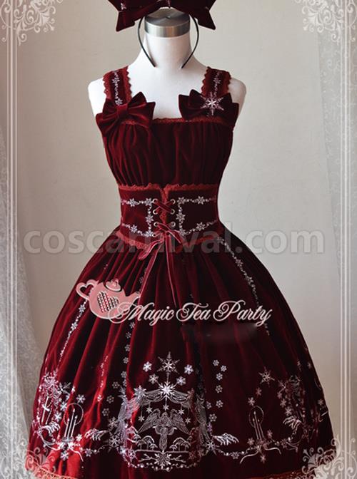 Magic-Tea-Party-The-Mass-Of-Winter-Series-Embroidery-Classic-Lolita-Sling-Dress-coscarnival-4545