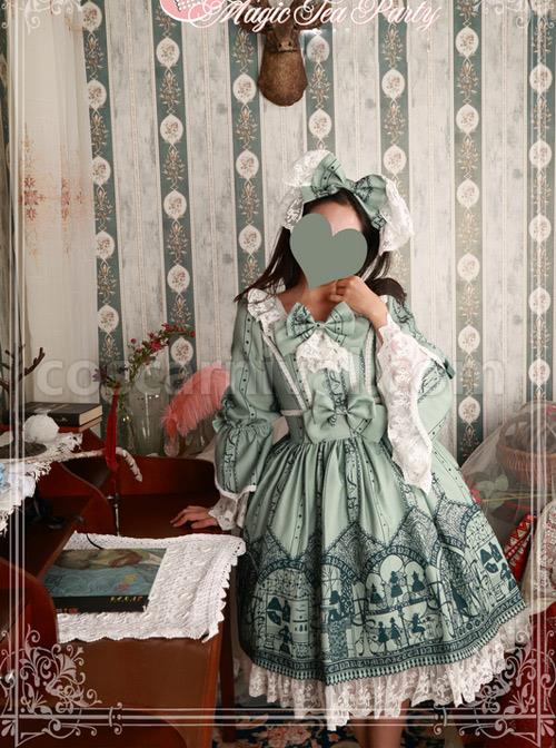 Magic-Tea-Party-Western-Style-Dress-Workshop-Series-Printing-Long-Puff-Sleeve-Classic-Lolita-Dress-coscarnival-4525