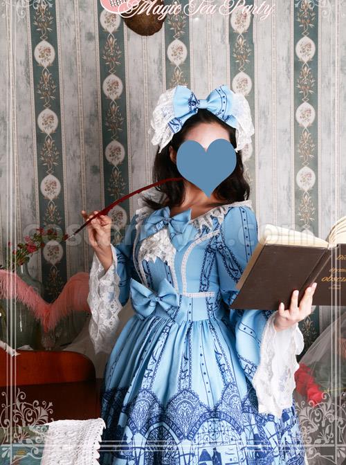 Magic-Tea-Party-Western-Style-Dress-Workshop-Series-Printing-Long-Puff-Sleeve-Classic-Lolita-Dress-coscarnival-4538