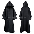 Medieval Cloak Halloween Hooded Robe Wizard Wizard Grim Reaper Long Sleeve Cloak coscarnival01118423