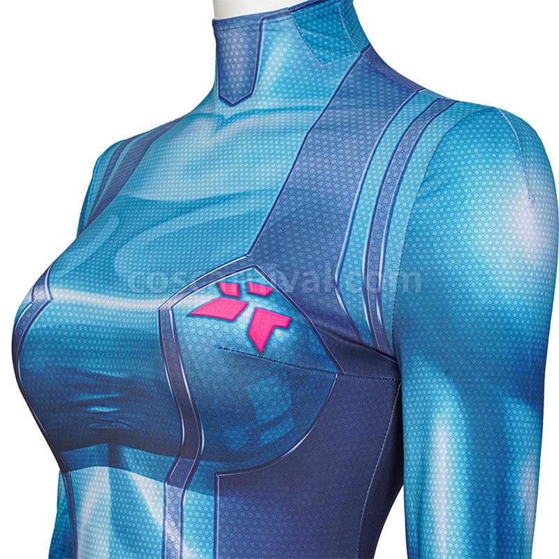 Metroid Dread Metroid Jumpsuit Cosplay Costume coscarnival01116263