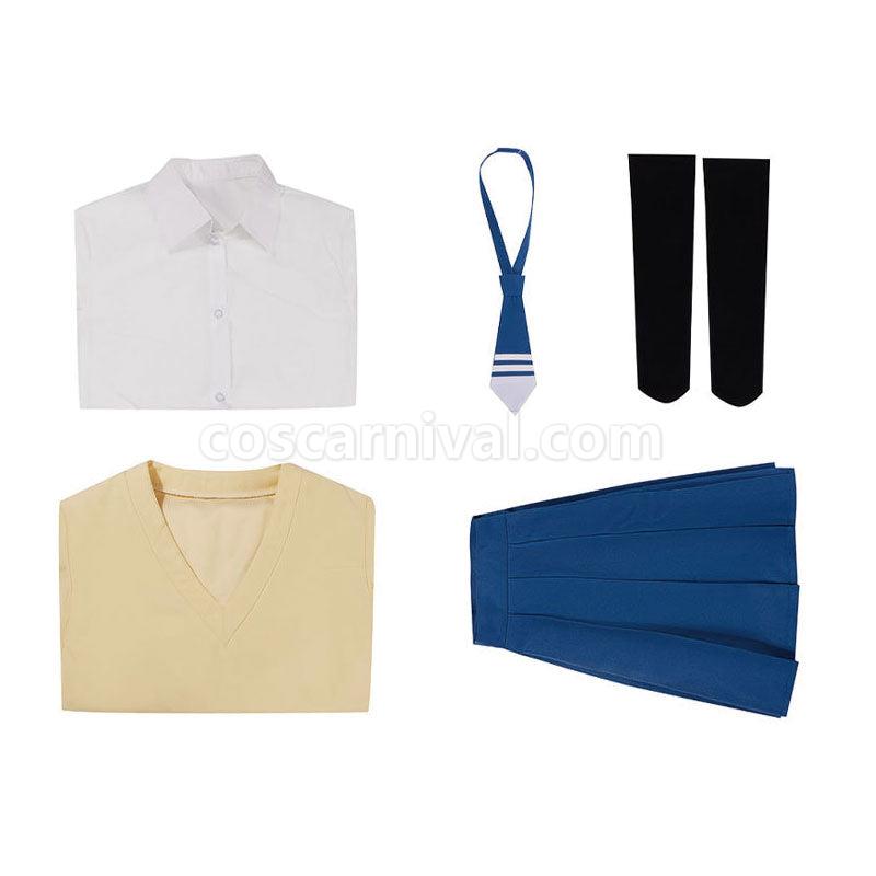 Mieruko chan Miko Yotsuya JK Uniform Cosplay Costume coscarnival01114348