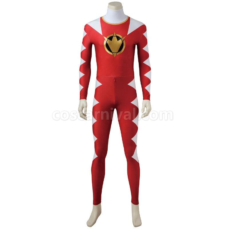 Mighty Morphin Power Rangers Abare Max Ryouga Hakua Abare Red Cosplay Costumes coscarnival01114219