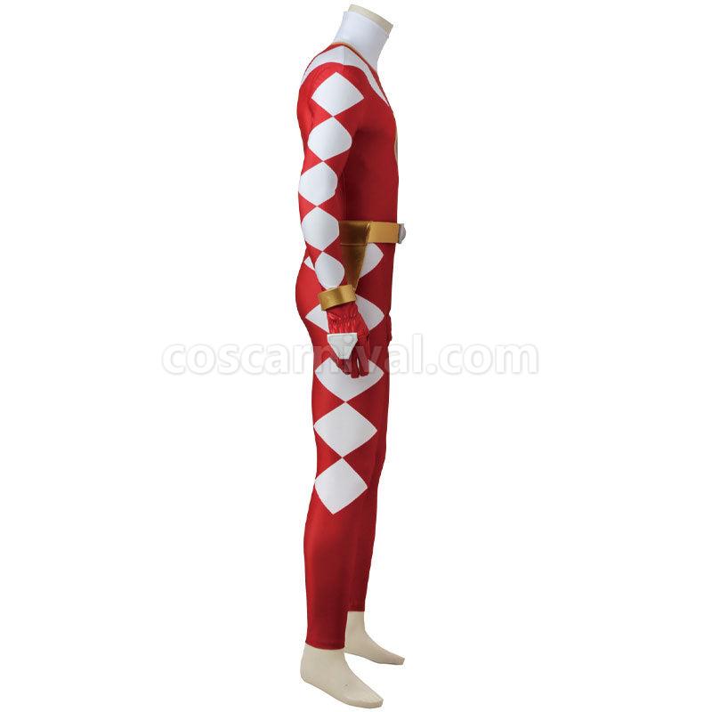 Mighty Morphin Power Rangers Abare Max Ryouga Hakua Abare Red Cosplay Costumes coscarnival01114227