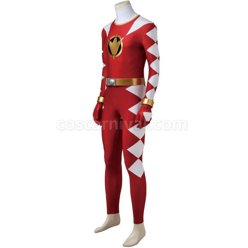 Mighty Morphin Power Rangers Abare Max Ryouga Hakua Abare Red Cosplay Costumes coscarnival01114231