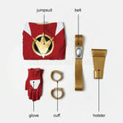 Mighty Morphin Power Rangers Abare Max Ryouga Hakua Abare Red Cosplay Costumes coscarnival01114239