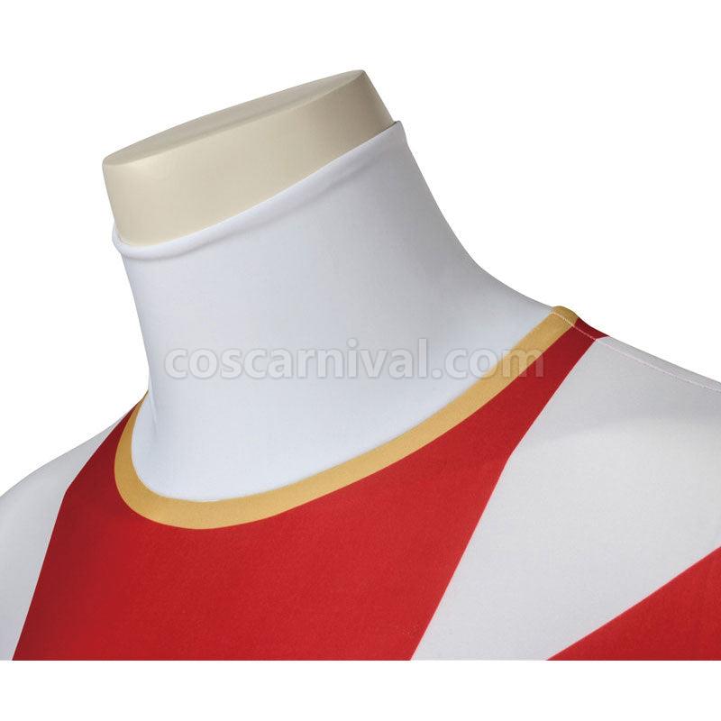Mighty Morphin Power Rangers Abare Max Ryouga Hakua Abare Red Cosplay Costumes coscarnival01114249