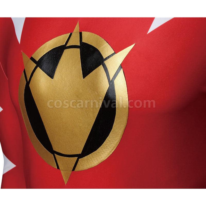Mighty Morphin Power Rangers Abare Max Ryouga Hakua Abare Red Cosplay Costumes coscarnival01114258