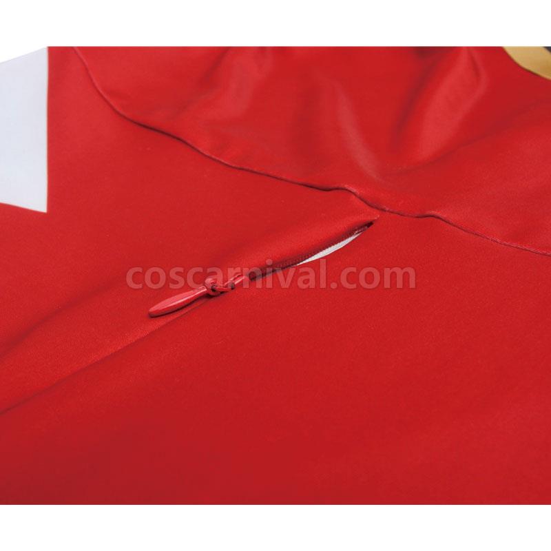 Mighty Morphin Power Rangers Abare Max Ryouga Hakua Abare Red Cosplay Costumes coscarnival01114267