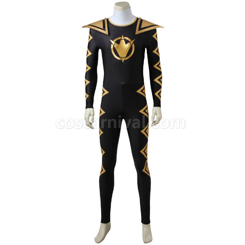 Mighty Morphin Power Rangers Asuka Abaranger Abare Black Cosplay Costumes coscarnival01114229