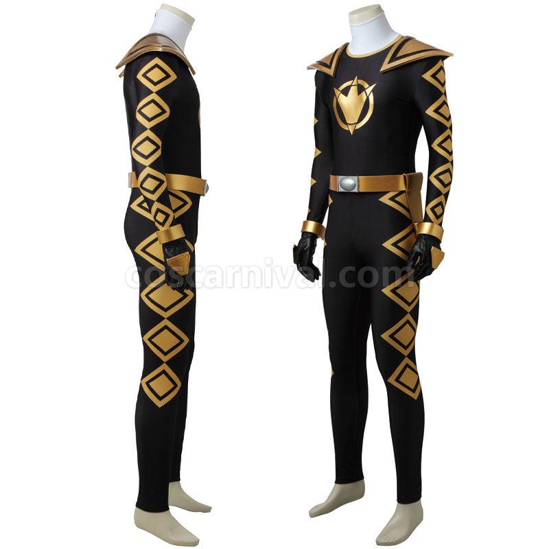 Mighty Morphin Power Rangers Asuka Abaranger Abare Black Cosplay Costumes coscarnival01114237
