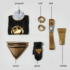Mighty Morphin Power Rangers Asuka Abaranger Abare Black Cosplay Costumes coscarnival01114246