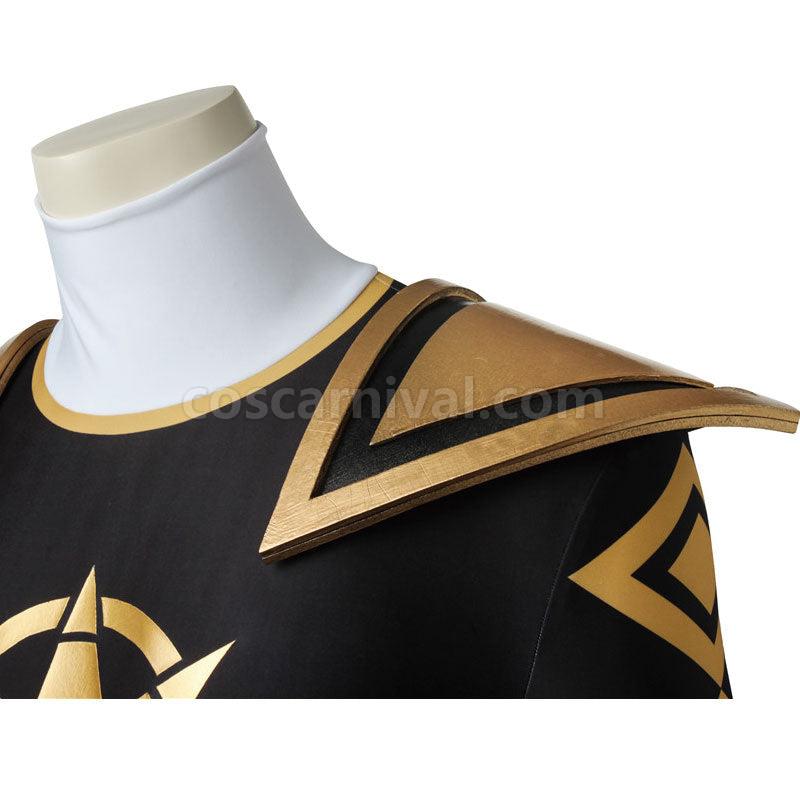 Mighty Morphin Power Rangers Asuka Abaranger Abare Black Cosplay Costumes coscarnival01114255