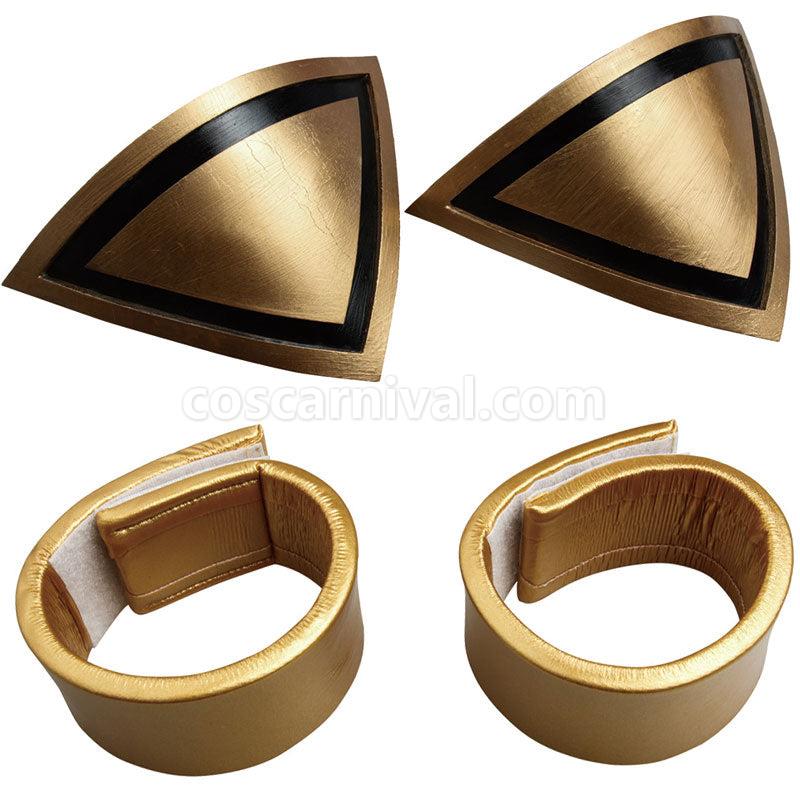 Mighty Morphin Power Rangers Asuka Abaranger Abare Black Cosplay Costumes coscarnival01114290