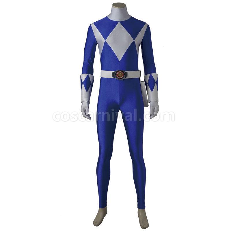 Mighty Morphin Power Rangers Billy Cranston Blue Ranger Cosplay Costumes coscarnival01114349