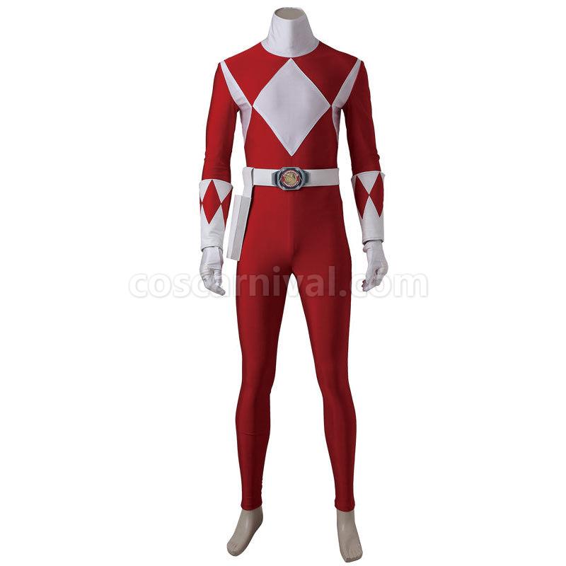 Mighty Morphin Power Rangers Jason Lee Scott Red Ranger Cosplay Costumes coscarnival01114350