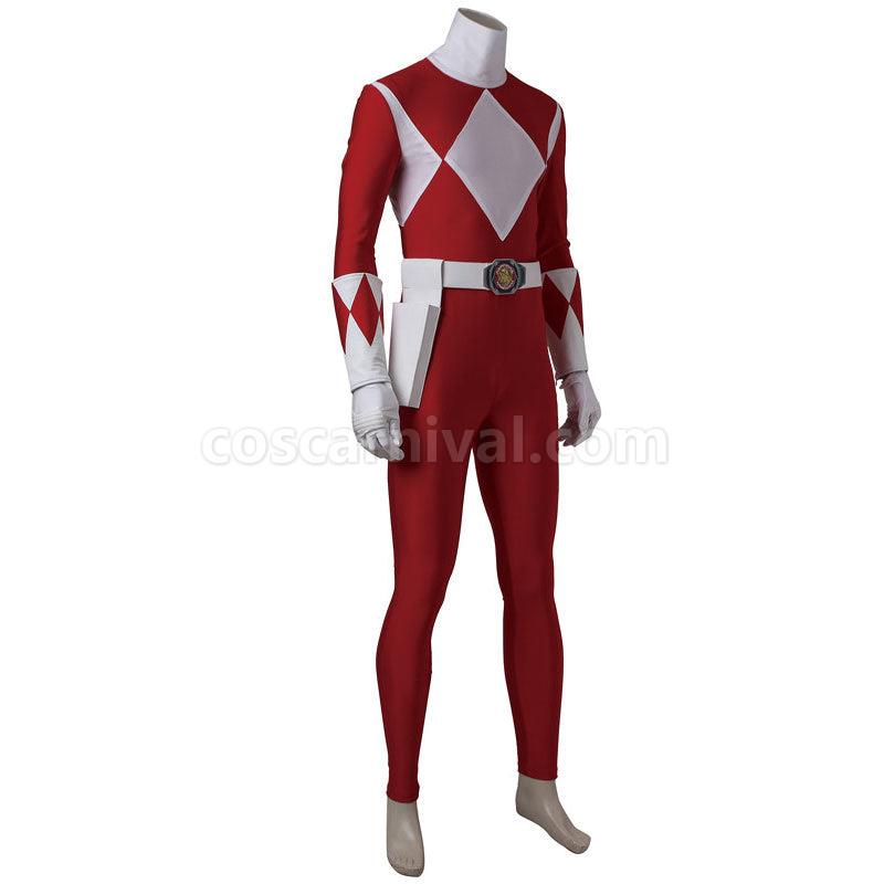 Mighty Morphin Power Rangers Jason Lee Scott Red Ranger Cosplay Costumes coscarnival01114358