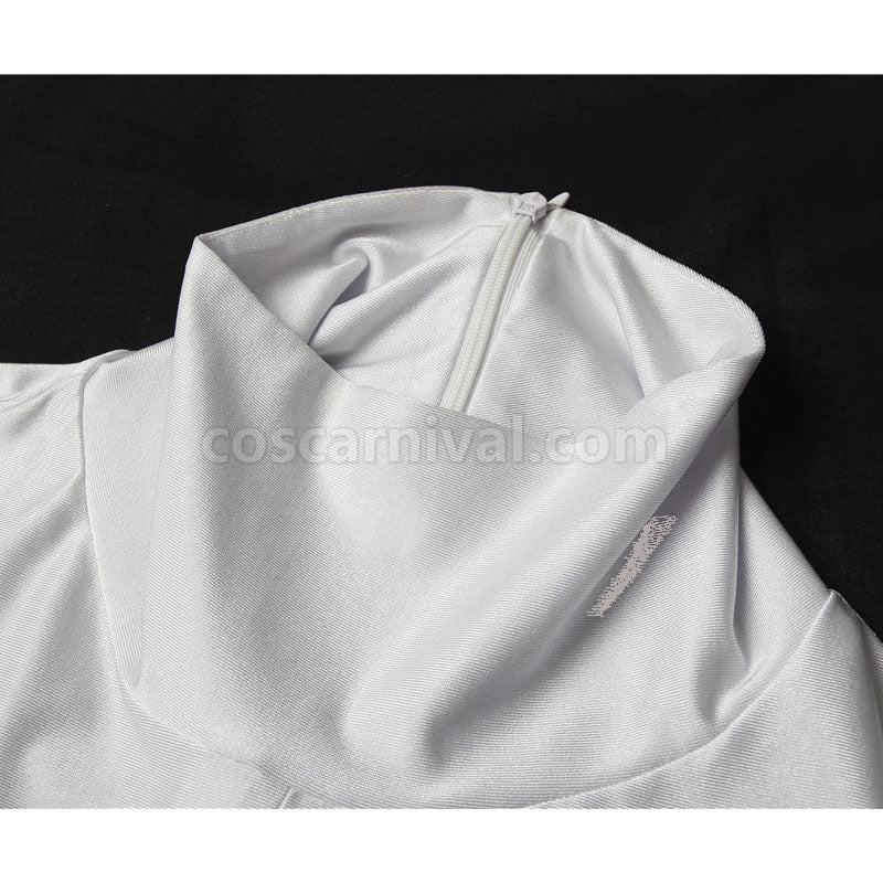 Mighty Morphin Power Rangers Tommy Oliver White Ranger Cosplay Costumes coscarnival01114396