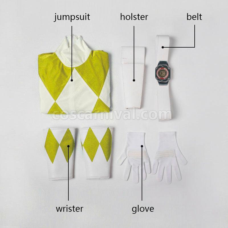 Mighty Morphin Power Rangers Trini Kwan Yellow Ranger Cosplay Costumes coscarnival01114377
