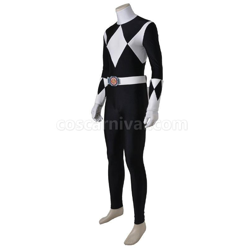 Mighty Morphin Power Rangers Zack Taylor Black Ranger Cosplay Costumes coscarnival01114364