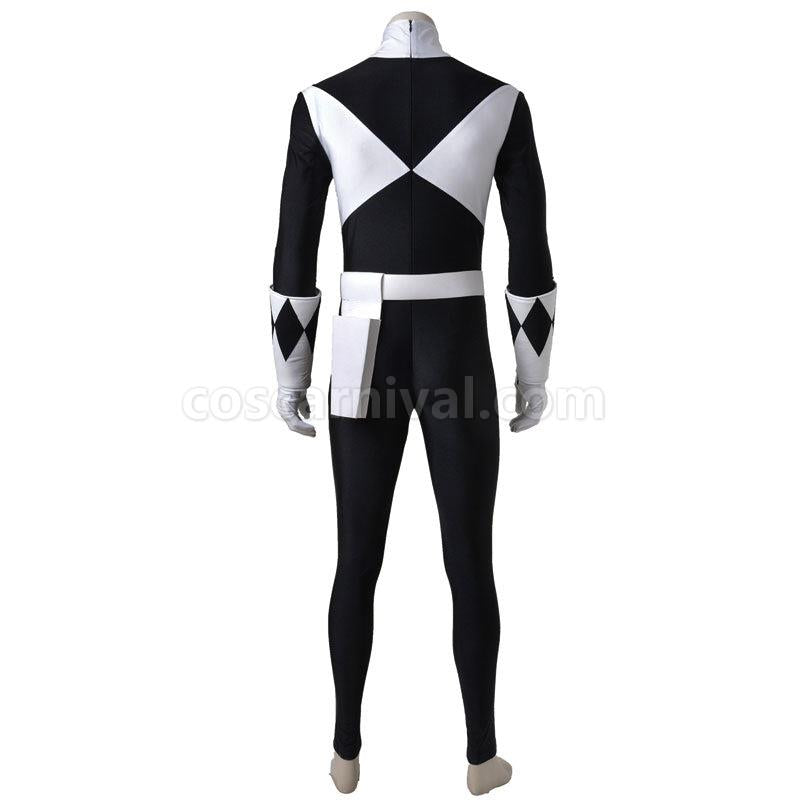 Mighty Morphin Power Rangers Zack Taylor Black Ranger Cosplay Costumes coscarnival01114380
