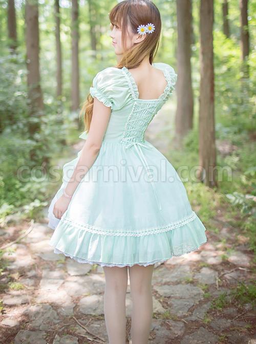 Mint-Green-Short-Sleeve-Bowknot-Classic-Lolita-Dress-coscarnival-515