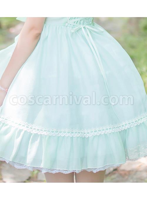 Mint-Green-Short-Sleeve-Bowknot-Classic-Lolita-Dress-coscarnival-529