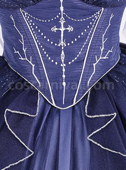 Mirror-Of-Thorns-Series-Blue-Gorgeous-Elegant-Rose-Thorns-Print-Irregular-Skirt-Hem-Butterfly-Bead-Chain-Decorative-Gothic-Lolita-Sleeveless-Dress-coscarnival-2577