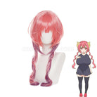 Miss Kobayashi's Dragon Maid Ilulu Pink Gradient Purple Long Cosplay Wigs coscarnival011110209
