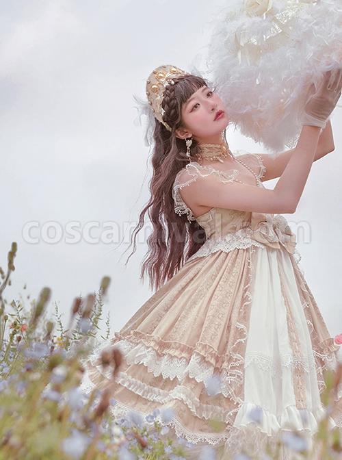 Moon-Cage-Yarn-Series-JSK-Chest-Pearl-Pendant-Layered-Lace-Big-Hem-Matching-Hair-Crown-Necklace-Gorgeous-Court-Sling-Classic-Lolita-Dress-coscarnival-2511