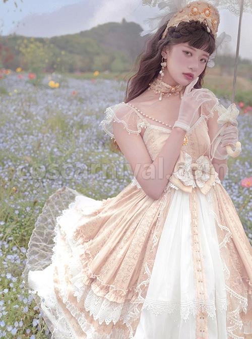 Moon-Cage-Yarn-Series-JSK-Chest-Pearl-Pendant-Layered-Lace-Big-Hem-Matching-Hair-Crown-Necklace-Gorgeous-Court-Sling-Classic-Lolita-Dress-coscarnival-2519