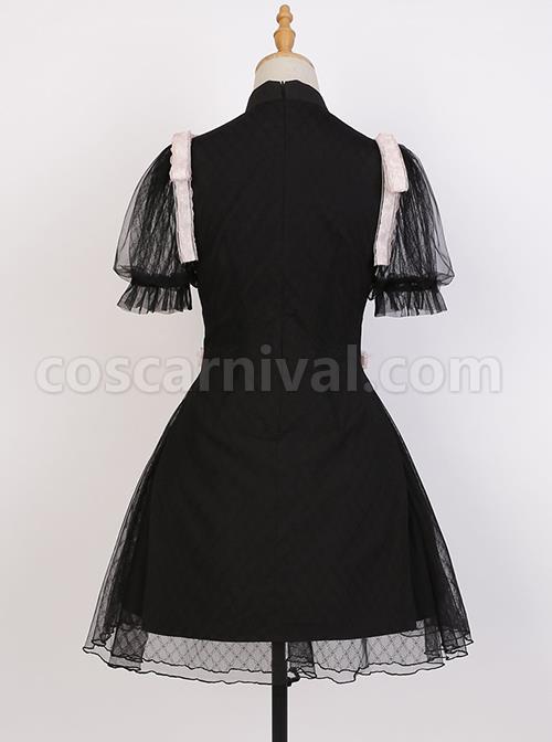 Moonlight-Dream-Chinese-Style-Improved-Cheongsam-Jacquard-Lace-Bow-Knot-Decoration-Metal-Buckle-Classic-Lolita-Dress-coscarnival-2513