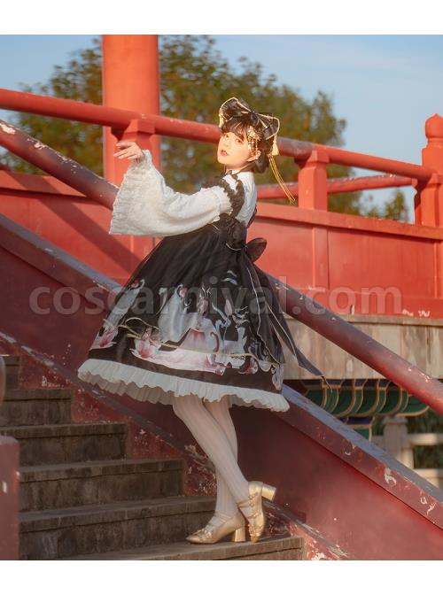 Morning-Dew-Series-JSK-Weaving-Gold-Craft-Chinese-Style-Retro-Gorgeous-Printing-Classic-Lolita-Sling-Dress-coscarnival-2503