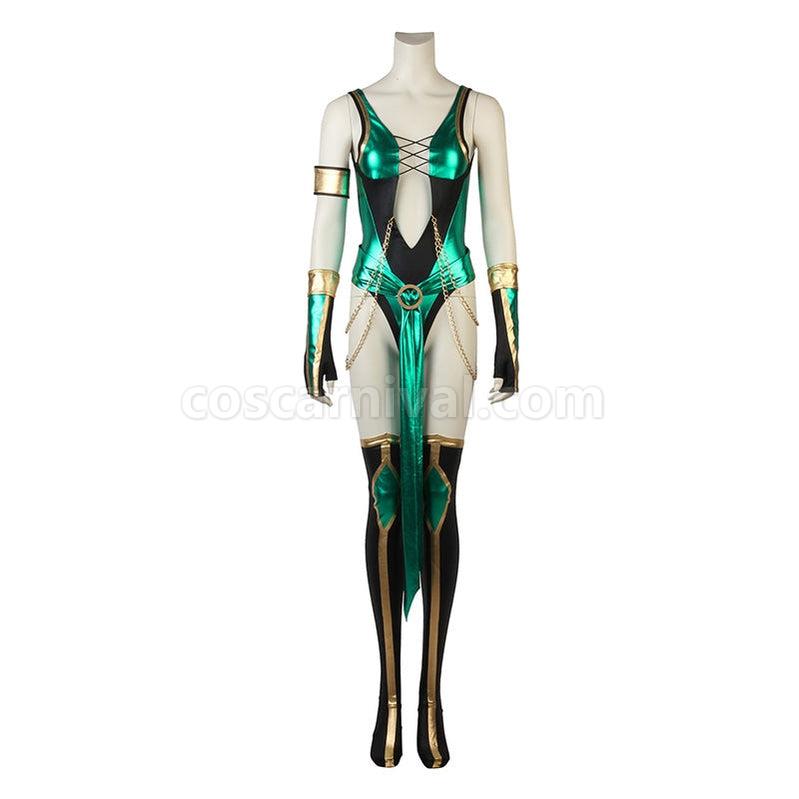 Mortal Kombat Jade Outfits Cosplay Costume coscarnival011115291