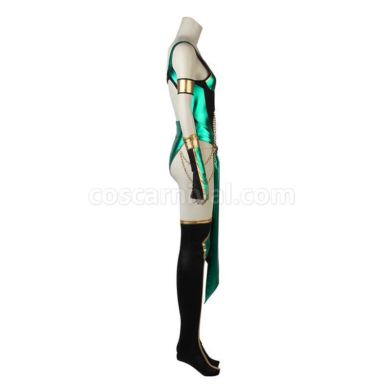 Mortal Kombat Jade Outfits Cosplay Costume coscarnival011115298
