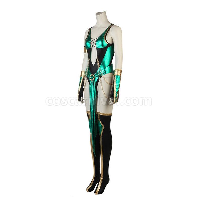 Mortal Kombat Jade Outfits Cosplay Costume coscarnival011115310