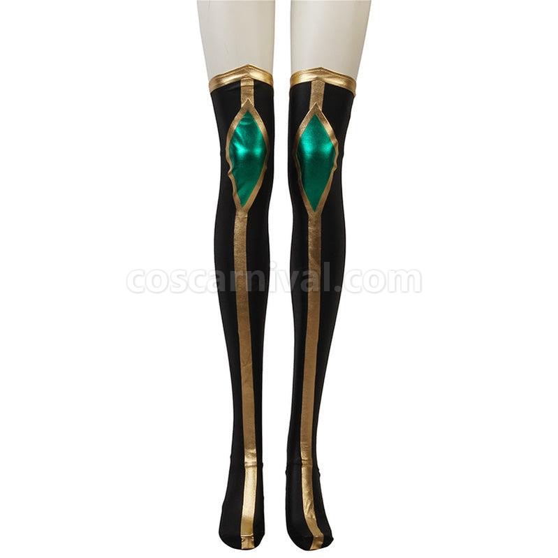 Mortal Kombat Jade Outfits Cosplay Costume coscarnival011115319