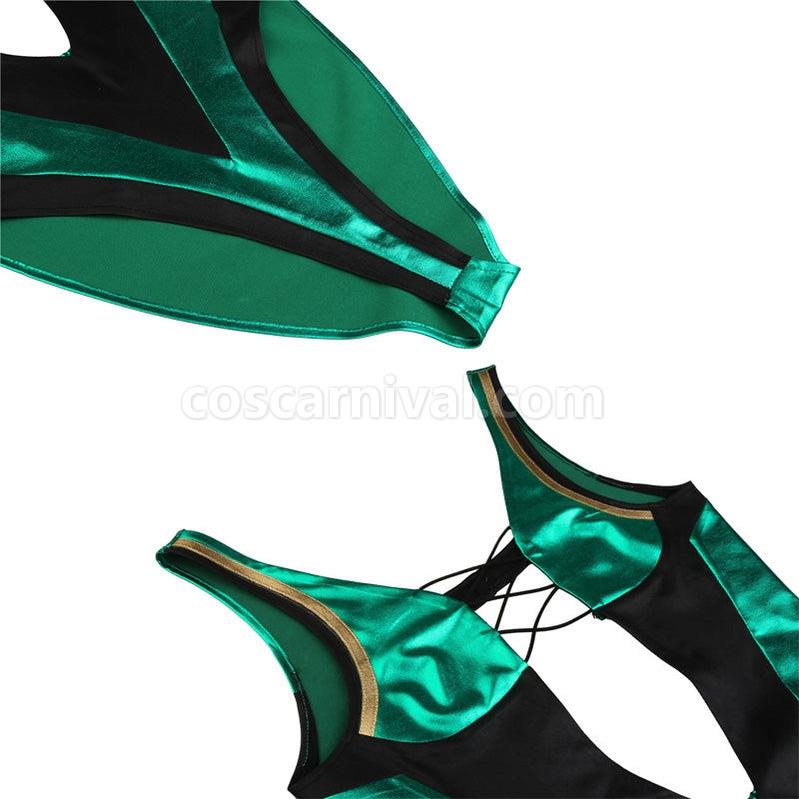 Mortal Kombat Jade Outfits Cosplay Costume coscarnival011115361