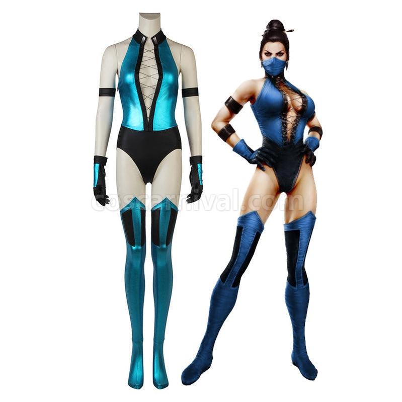 Mortal Kombat Kitana Outfits Cosplay Costume coscarnival011115282