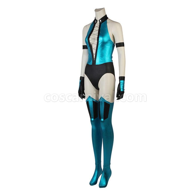 Mortal Kombat Kitana Outfits Cosplay Costume coscarnival011115307